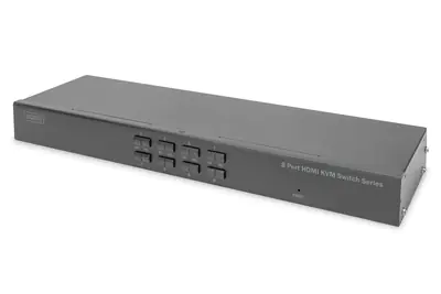 Digitus - KVM-Switch - HDMI - 8 x KVM port(s) - 1 lokaler Benutzer - an Rack montierbar Digitus - KVM-Switch - HDMI - 8 x KVM port(s) - 1 lokaler Benutzer - an Rack montierbar