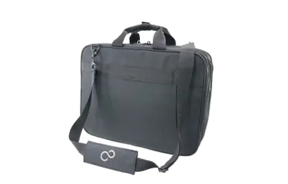 Fujitsu Prestige 16 - Notebook-Tasche - 43.2 cm (17") - Schwarz mit roten und silbernen Details - für CELSIUS H7510; LIFEBOOK E5510, U7510