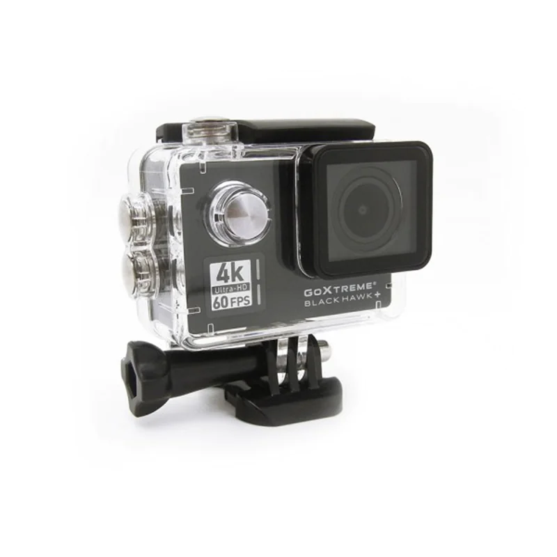 Easypix GoXtreme BlackHawk+ 4K - Action-Kamera - 4K / 60 BpS - 12.0 MPix - Wireless LAN - Unterwasser bis zu 60 m Easypix GoXtreme BlackHawk+ 4K - Action-Kamera - 4K / 60 BpS - 12.0 MPix - Wireless LAN - Unterwasser bis zu 60 m
