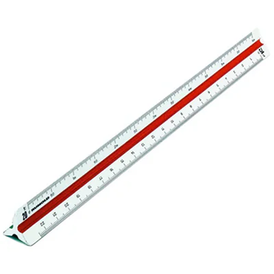 RUMOLD Dreikantmaßstab 160/2/30 Berufsschule 2 30cm Kunststoff weiß RUMOLD Dreikantmaßstab 160/2/30 Berufsschule 2 30cm Kunststoff weiß