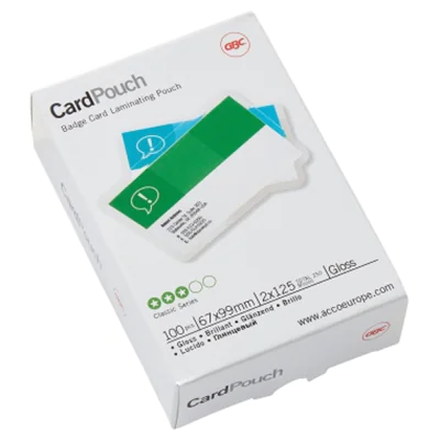 GBC Folientasche CardPouch 3743177 67x99mm 125mic 100 St./Pack. GBC Folientasche CardPouch 3743177 67x99mm 125mic 100 St./Pack.