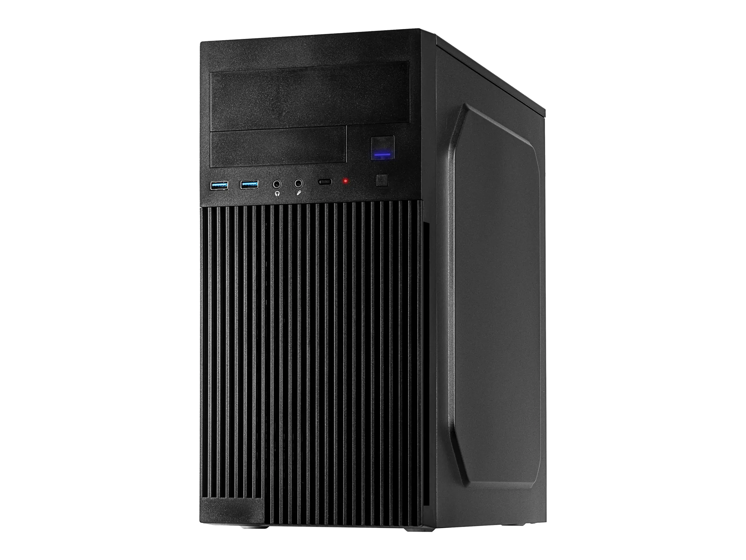 Inter-Tech Geh IT-6521 black Micro-Tower 2xUSB 3.2 Gen 1 - Tower - ATX