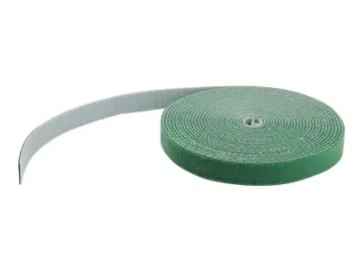 StarTech HKLP50GN Klettkabelbinder (15m, frei zuschneidbar & wiederverwendbar) grün - Klettverschluss - 15.24 m - grün - für P/N: HKLP50, HKLP50BL, HKLP50RD, HKLP50YW