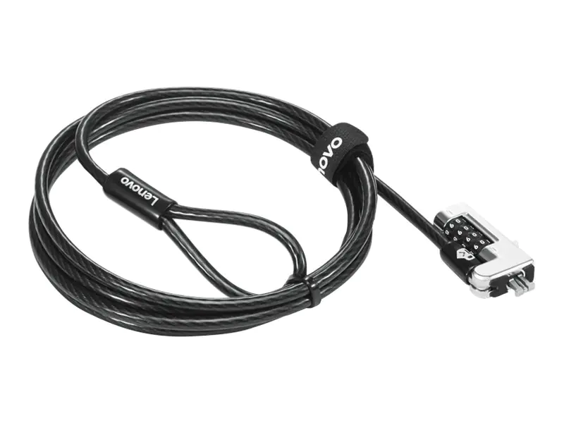 Kensington NanoSaver Combination - Sicherheitskabelschloss - Schwarz - für ThinkCentre M75t Gen 2; ThinkPad L13 Yoga Gen 3; T14s Gen 3; X13 Gen 3