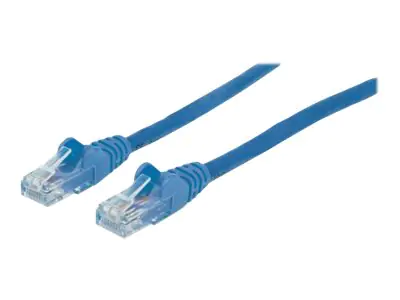 Intellinet Network Patch Cable, Cat6A, 7.5m, Blue, Copper, S/FTP, LSOH / LSZH, PVC, RJ45, Gold Plated Contacts, Snagless, Booted, Lifetime Warranty, Polybag - Patch-Kabel - RJ-45 (M) 350785