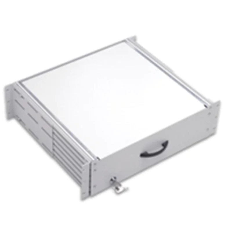 Ekivalan Systems BEACCTIR2U40BL, Schubladeneinheit, Schwarz, 50 kg, 2U, CE, 48,3 cm (19")