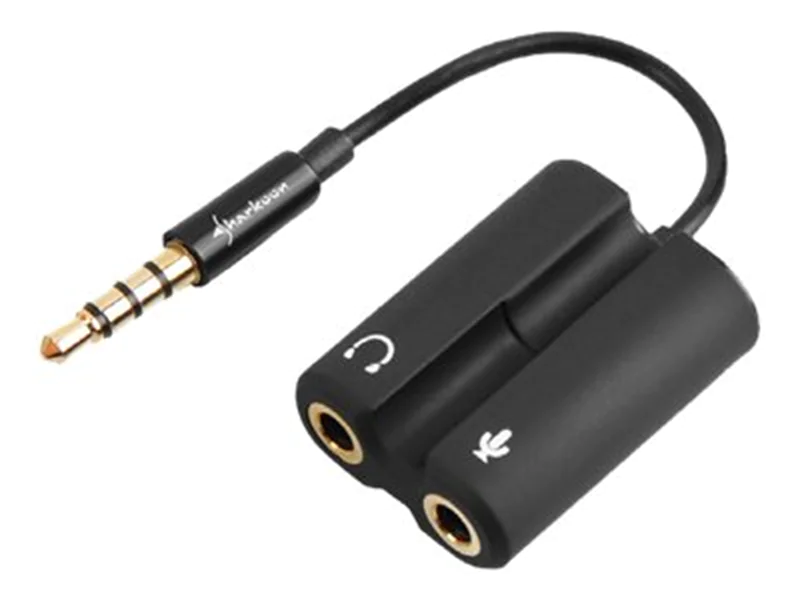 Sharkoon Audio-Adapter - 4-poliger Mini-Stecker 4044951015900
