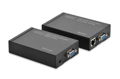 DIGITUS DS-53400 Sender and Receiver - Monitor-/Audio-Erweiterung - bis zu 300 m DIGITUS DS-53400 Sender and Receiver - Monitor-/Audio-Erweiterung - bis zu 300 m