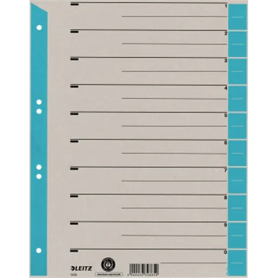 Esselte Leitz Trennelement - 10 Teile - vorgedruckt: 0-9 - für A4 (210 x 297 mm) 16523030