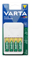 Varta Easy Charger - 4,5 Std. Batterieladegerät - (für 2/4xAA/AAA) + Batterie 4 x AA-Typ - NiMH - 2100 mAh (Eurostecker) Varta Easy Charger - 4,5 Std. Batterieladegerät - (für 2/4xAA/AAA) + Batterie 4 x AA-Typ - NiMH - 2100 mAh (Eurostecker)
