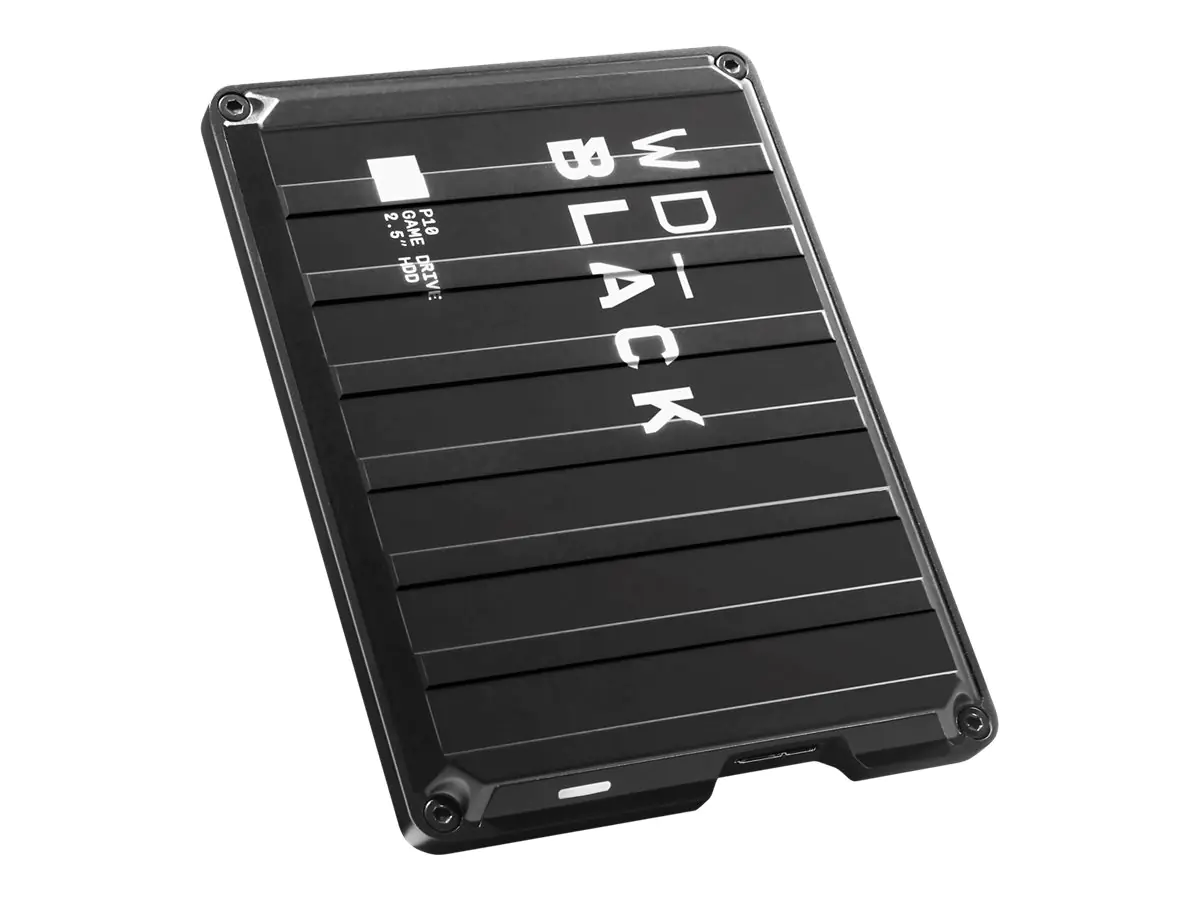 WD_BLACK P10 Game Drive WDBA2W0020BBK-WES1 - Festplatte - 2 TB - extern (tragbar) - 2.5" (6.4 cm) - USB 3.2 Gen 1 - Schwarz