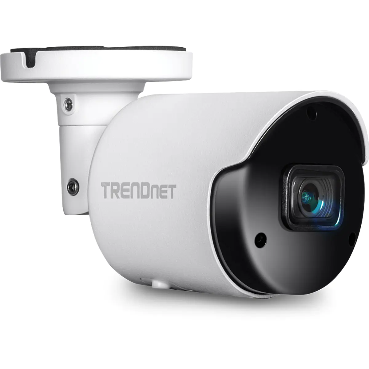 Trendnet TV-IP1514PI - Netzwerk-Überwachungskamera - Bullet - Außenbereich, Innenbereich - wetterfest - Farbe (Tag&Nacht) - 5 MP - 2592 x 1920 - feste Brennweite - Audio - LAN 10/100 - H.265, H.264, MJPEG - Gleichstrom 12 V / PoE - TAA-konform