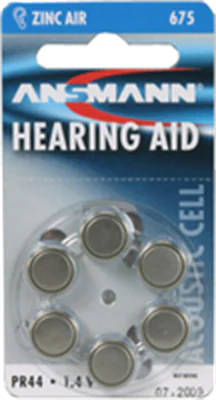 ANSMANN AZA675 - Batterie 6x Zink-Luft - 1.4 V