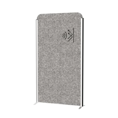 MAUL Stellwand MAULcocoon 100 x 180 cm (B x H) Zweibeinstativ 100 % PES-Fasern, 20 % recycelt dunkelgrau MAUL Stellwand MAULcocoon 100 x 180 cm (B x H) Zweibeinstativ 100 % PES-Fasern, 20 % recycelt dunkelgrau