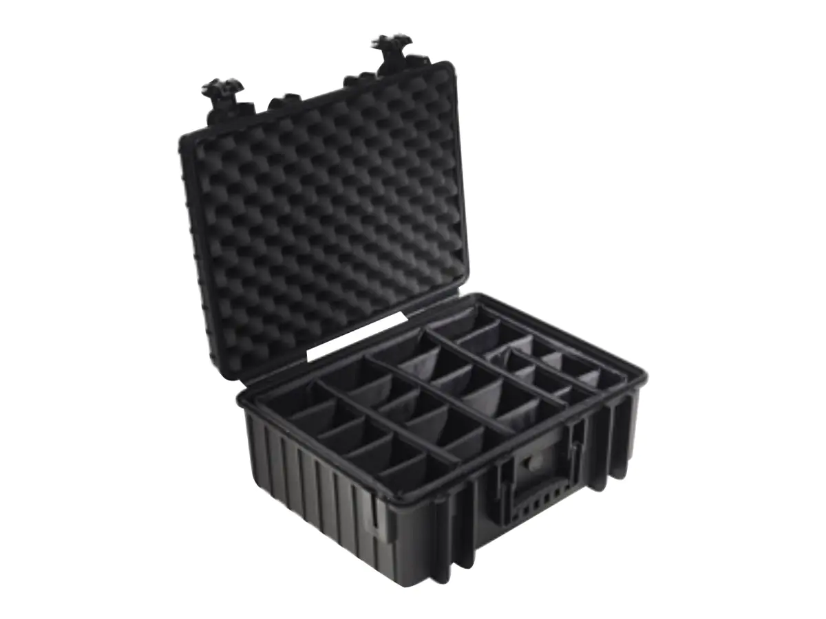 B&W outdoor.case Type 6000 - Hartschalentasche - Polypropylen - Schwarz