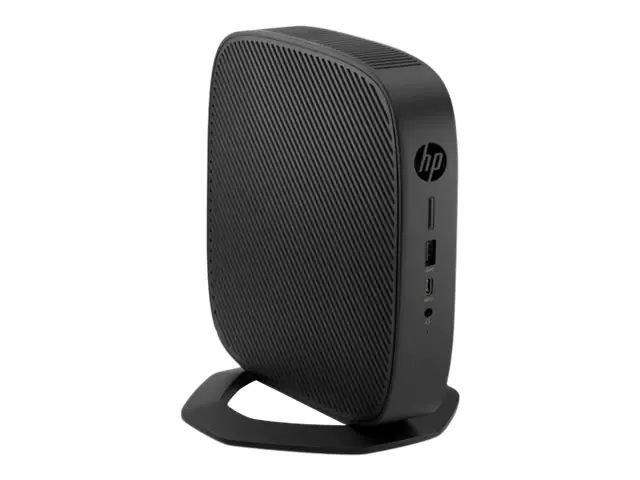 HP t540 - Thin Client - USFF - 1 x Ryzen Embedded R1305G / 1.5 GHz - RAM 8 GB - Flash - eMMC 128 GB - Radeon Vega 3 - 1GbE - Win 10 IoT Enterprise for Thin Clients - Monitor: keiner - Tastatur: Deutsch