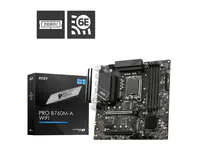 MSI PRO B760M-A WIFI - Motherboard - micro ATX - LGA1700-Sockel - B760 Chipsatz - USB 3.2 Gen 1, USB 3.2 Gen 2, USB-C 3.2 Gen 1 - 2.5 Gigabit LAN, Bluetooth, Wi-Fi - Onboard-Grafik (CPU erforderlich) - HD Audio (8-Kanal)