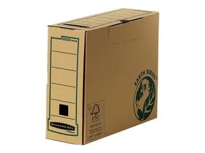 Fellowes R-Kive Earth - Aktenbox - Rückenbreite: 100 mm - für A4 (210 x 297 mm) 4470201