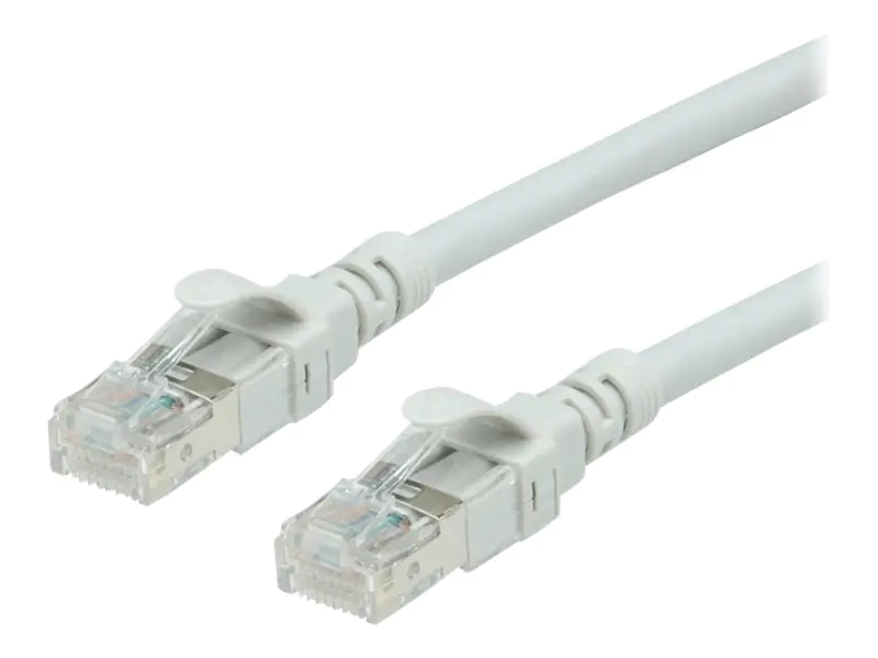 Roline - Patch-Kabel - RJ-45 (M) bis RJ-45 (M) - 1.5 m - SFTP, PiMF - CAT 6 - halogenfrei, geformt, verseilt - Grau Roline - Patch-Kabel - RJ-45 (M) bis RJ-45 (M) - 1.5 m - SFTP, PiMF - CAT 6 - halogenfrei, geformt, verseilt - Grau