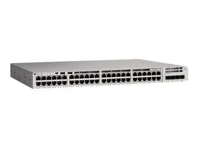 Cisco Catalyst 9200L - Network Essentials - Switch - L3 - managed - 8 x 100/1000/2.5G/5G/10GBase-T + 40 x 10/100/1000 (PoE+) + 2 x 25 Gigabit Ethernet - an Rack montierbar - PoE+ (740 W)