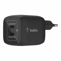 Belkin BoostCharge Pro - Netzteil - PPS- und GaN-Technologie - 45 Watt - 3 A - Fast Charge, PD 3.0 - 2 Ausgabeanschlussstellen (2 x USB-C) - Schwarz Belkin BoostCharge Pro - Netzteil - PPS- und GaN-Technologie - 45 Watt - 3 A - Fast Charge, PD 3.0 - 2 Ausgabeanschlussstellen (2 x USB-C) - Schwarz