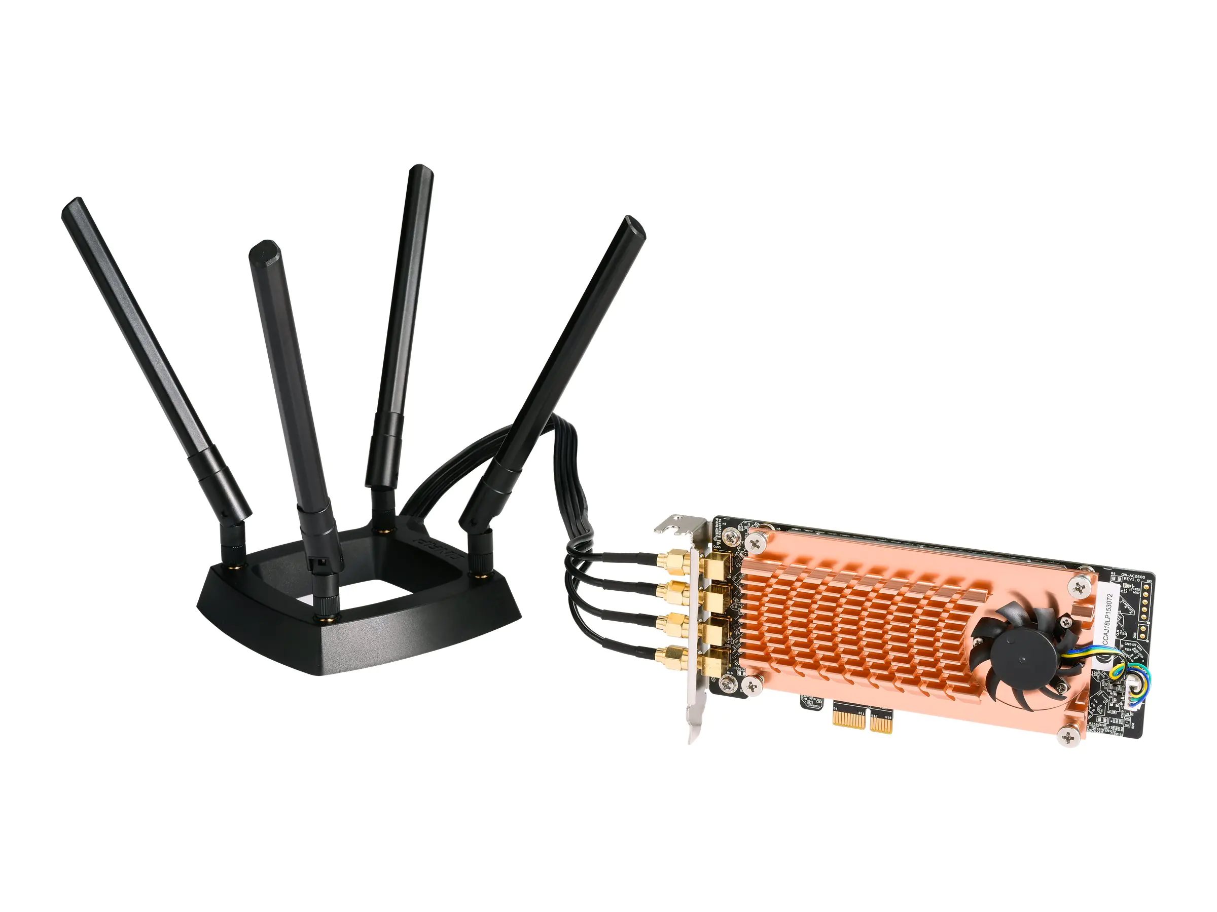 QNAP QWA-AC2600 - Netzwerkadapter - PCIe 2.0 Low-Profile - Wi-Fi 5 - für QNAP TS-1232, 1277, 253, 453, 473, 677, 832, 853, 877, 977, TVS-2472, 473, 673, 872, 873