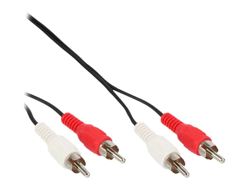 InLine Cinch Kabel - 2x Cinch - Stecker / Stecker - 15m 89931A