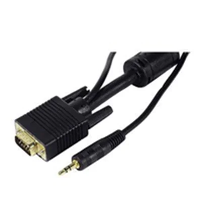 exertis Connect - VGA- / Audiokabel - HD-15 (VGA), mini-phone stereo 3.5 mm (M) zu HD-15 (VGA), mini-phone stereo 3.5 mm (M) - 5 m - Schwarz exertis Connect - VGA- / Audiokabel - HD-15 (VGA), mini-phone stereo 3.5 mm (M) zu HD-15 (VGA), mini-phone stereo 3.5 mm (M) - 5 m - Schwarz