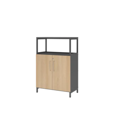 Hammerbacher Regalschrank FlexWall 800 x 1.180 x 417 mm (B x H x T) Flügeltür ohne Rollen Holz Hammerbacher Regalschrank FlexWall 800 x 1.180 x 417 mm (B x H x T) Flügeltür ohne Rollen Holz