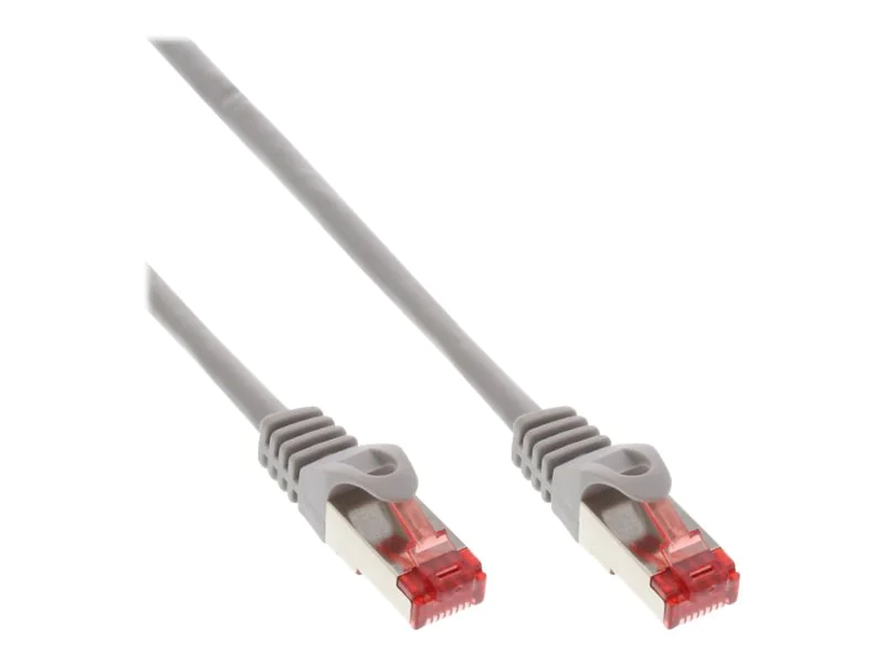 InLine Patchkabel - S/FTP (PiMf) - Cat.6 - 250MHz - PVC - Kupfer - grau - 7,5m 76407