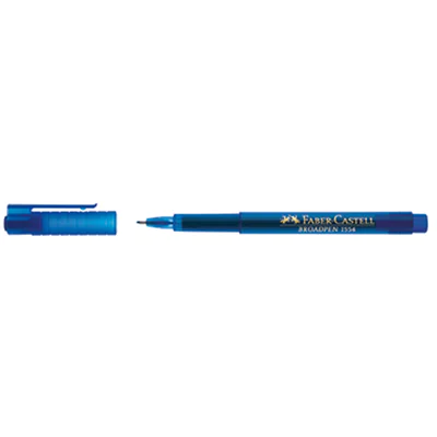 FABER-CASTELL 155451, Blau, Blau, 0,8 mm, Kunststoff, Polypropylen (PP), Metall