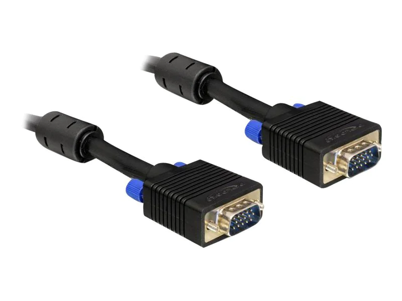 Delock - VGA-Kabel - HD-15 (VGA) (M) zu HD-15 (VGA) (M) - 2 m Delock - VGA-Kabel - HD-15 (VGA) (M) zu HD-15 (VGA) (M) - 2 m