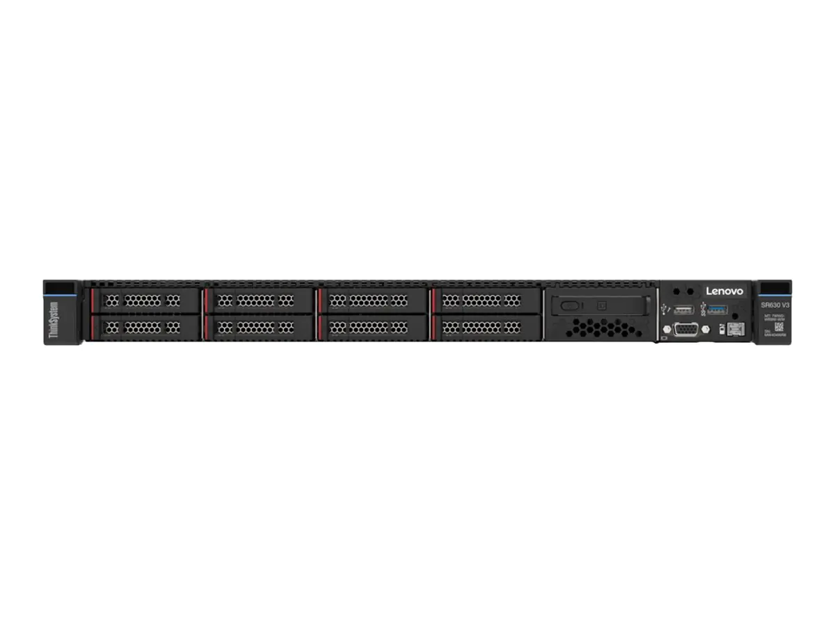 Lenovo ThinkSystem SR630 V3 7D73 - Server - Rack-Montage - 1U - zweiweg - 1 x Xeon Silver 4410Y / 2 GHz - RAM 64 GB - SAS - Hot-Swap 6.4 cm (2.5") 7D73A01DEA