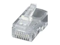 Equip Pro - Netzwerkanschluss - RJ-45 (M) - ungeschirmt - CAT 6 (Packung mit 100) 121151