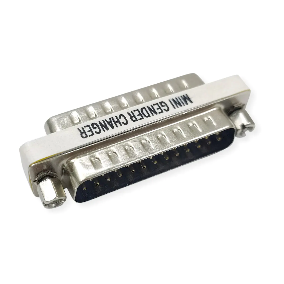 VALUE - Serieller / paralleler Gender Changer - DB-25 (M) zu DB-25 (M) - Daumenschrauben - Silber