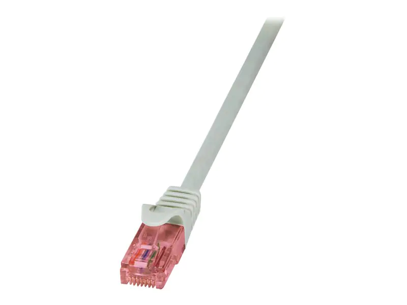 LogiLink PrimeLine - Patch-Kabel - RJ-45 (M) zu RJ-45 (M) - 5 m - UTP - CAT 6 - halogenfrei - Grau