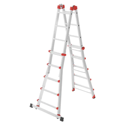 Hailo Multifunktionsleiter M80 5,7m Aluminium silber
