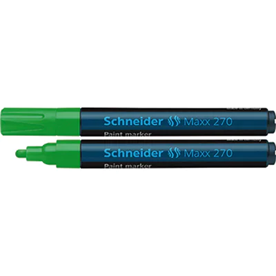 Schneider Lackmarker Maxx 270 127004 1-3mm Rundspitze grün Schneider Lackmarker Maxx 270 127004 1-3mm Rundspitze grün