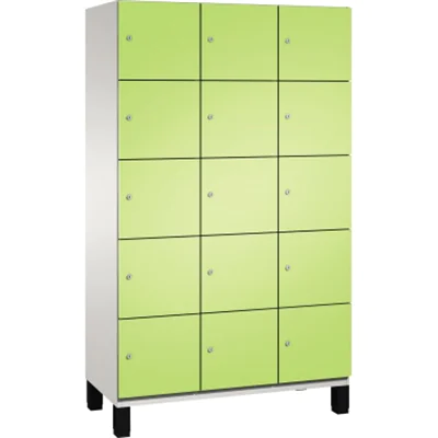 C+P Fächerschrank 4510432S10019 Füße 15Fächer B1200mm lgr/vgn C+P Fächerschrank 4510432S10019 Füße 15Fächer B1200mm lgr/vgn