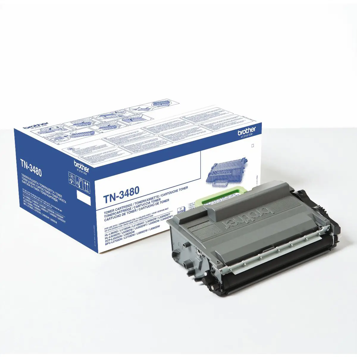 Brother TN3480 - Hohe Ergiebigkeit - Schwarz