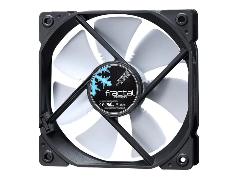 Fractal Design Dynamic GP-12 - Gehäuselüfter - 120 mm - Schwarz, weiß