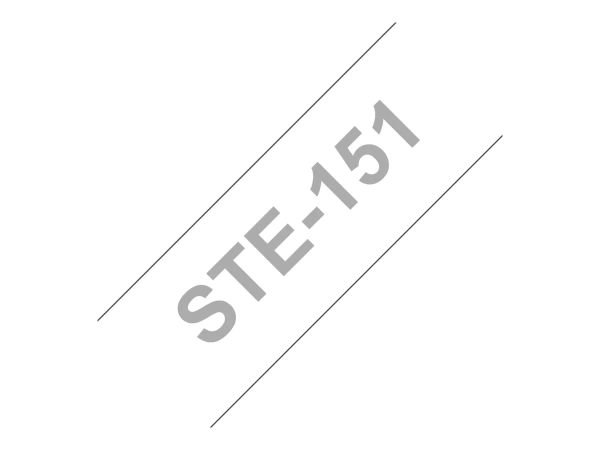 Brother STe-151 - Schwarz - Rolle (2,4 cm x 3 m) 1 Kassette(n) Stempelband - für P-Touch PT-2470, 2730, 3600, 9700, E500, E550, PT-GL-200, PT-P700; P-Touch EDGE PT-P750