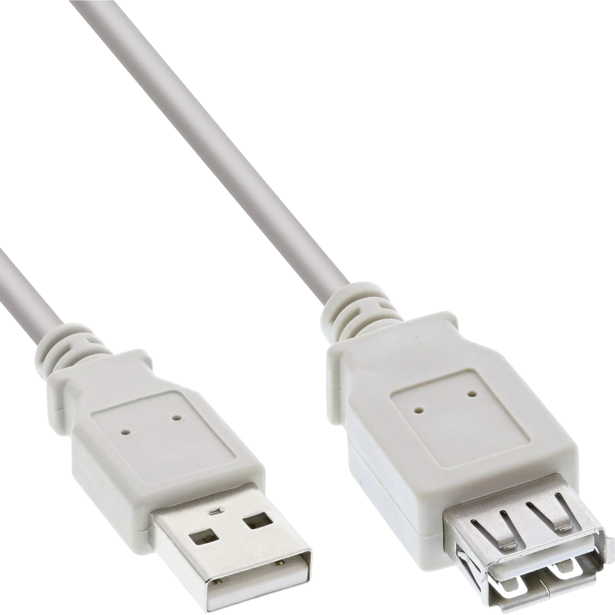 InLine USB 2.0 Verlängerung - Stecker / Buchse - Typ A - beige - 2m 34602X