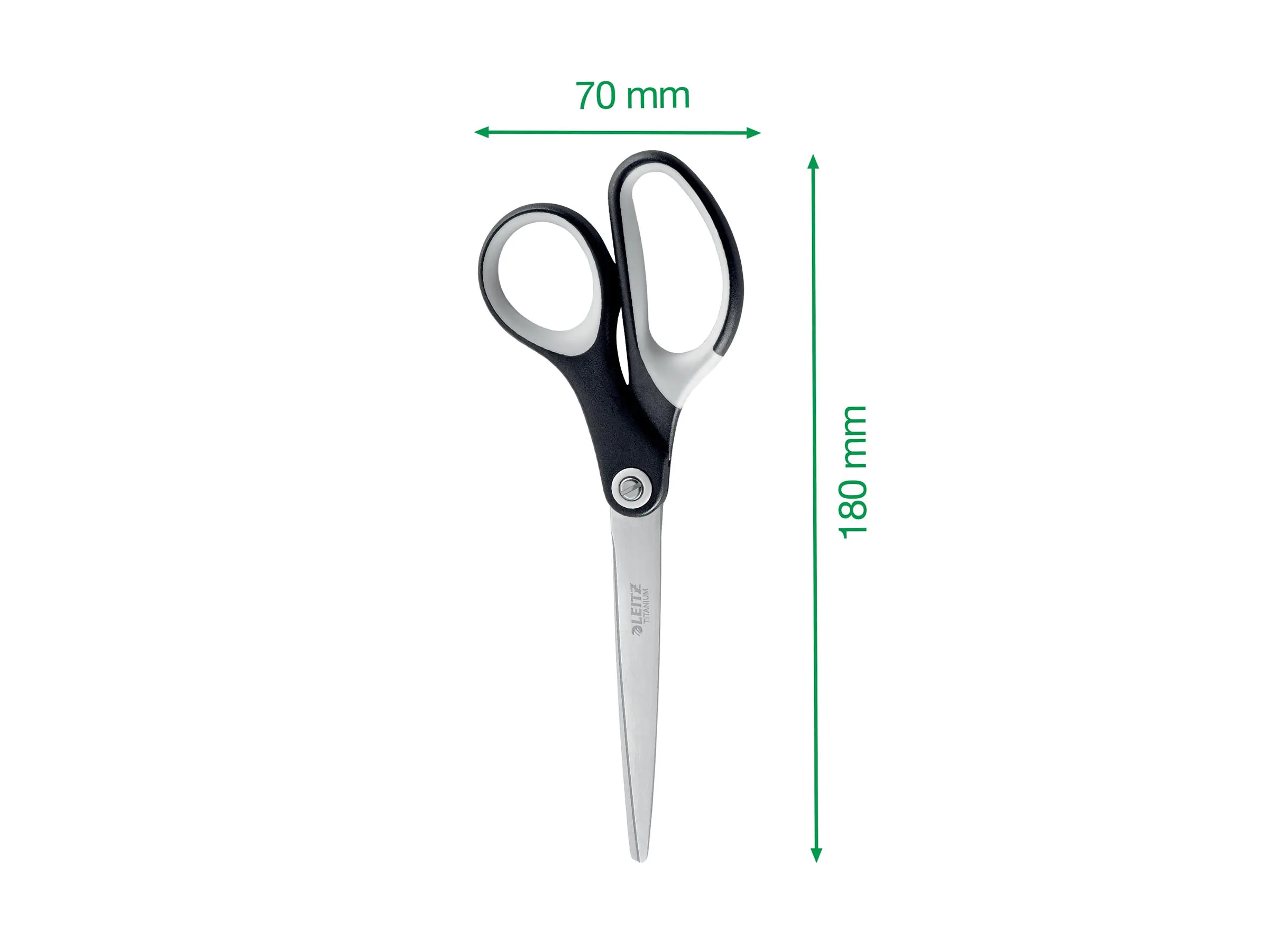 Leitz Schere Titan softgrip 54166095 180mm schwarz
