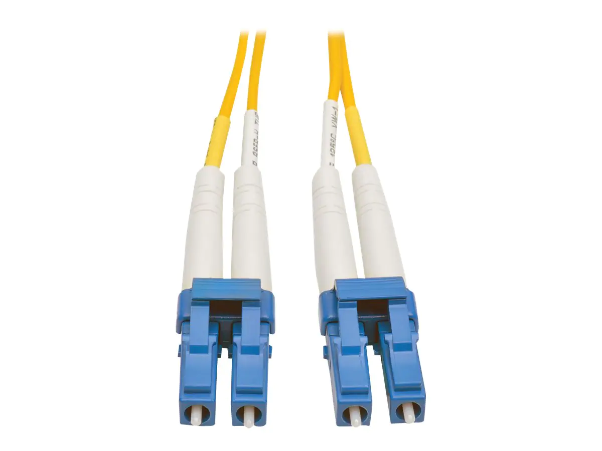 Eaton Tripp Lite Series Duplex Singlemode 9/125 Fiber Patch Cable (LC/LC), 1M (3 ft.) - Patch-Kabel - LC Single-Modus (M) zu LC Single-Modus (M) - 1 m - Glasfaser - Duplex - 9/125 Mikrometer - Gelb Eaton Tripp Lite Series Duplex Singlemode 9/125 Fiber Patch Cable (LC/LC), 1M (3 ft.) - Patch-Kabel - LC Single-Modus (M) zu LC Single-Modus (M) - 1 m - Glasfaser - Duplex - 9/125 Mikrometer - Gelb