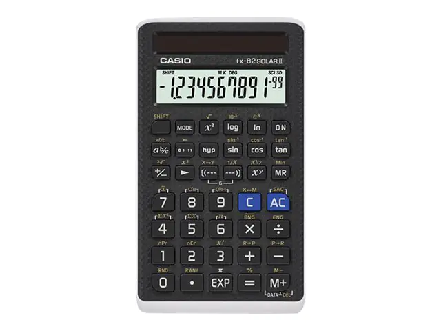 Casio fx-82SOLAR II - Wissenschaftlicher Taschenrechner FX-82SOLARII