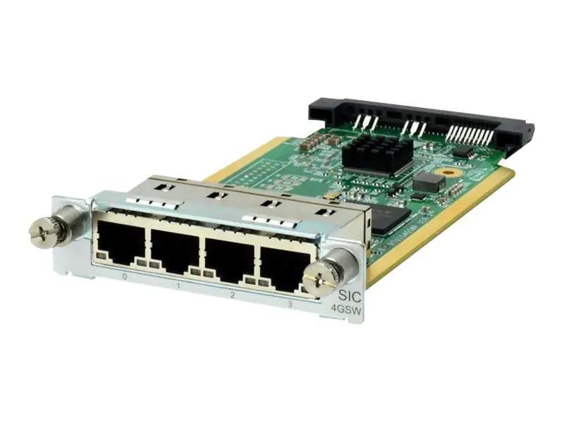 HPE - Erweiterungsmodul - Smart Interface Card (SIC) - 1000Base-T x 4 HPE - Erweiterungsmodul - Smart Interface Card (SIC) - 1000Base-T x 4