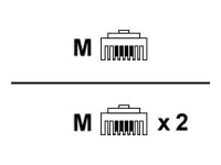Unify Y-Cable - Netzwerk-Splitter - RJ-45 (M) L30251-U600-A844