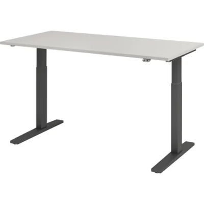 Hammerbacher Schreibt. VXMKA16/5/G el.160x80cm graphit/grau Hammerbacher Schreibt. VXMKA16/5/G el.160x80cm graphit/grau