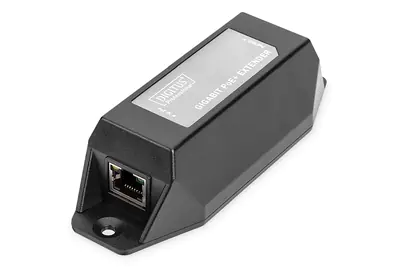 DIGITUS Professional PoE+ Extender - Repeater - GigE - RJ-45 / RJ-45 - bis zu 100 m DIGITUS Professional PoE+ Extender - Repeater - GigE - RJ-45 / RJ-45 - bis zu 100 m